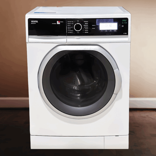 Vestel 9 Kg 1200 Devir A+++ Sınıfı 12 Dk Hızlı Yıkama Özellikli Dijital Ekranlı Çamaşır Makinesi