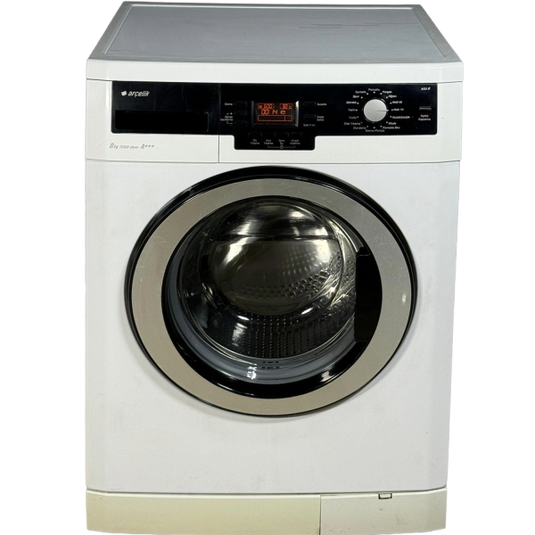 Arçelik 8123 H 8 Kg 1200 Devir A+++ Sınıfı İnverter Motorlu Dijital Ekranlı 14 Dakika Hızlı Yıkama Özellikli Çamaşır Makinesi