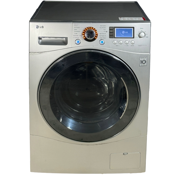 Lg F1479FDS5 9 Kg 1400 Devir Gri Renkli A Sınıfı Dİrect Drive Motorlu A+ Sınıfı Dijital Ekranlı Çamaşır Makinesi